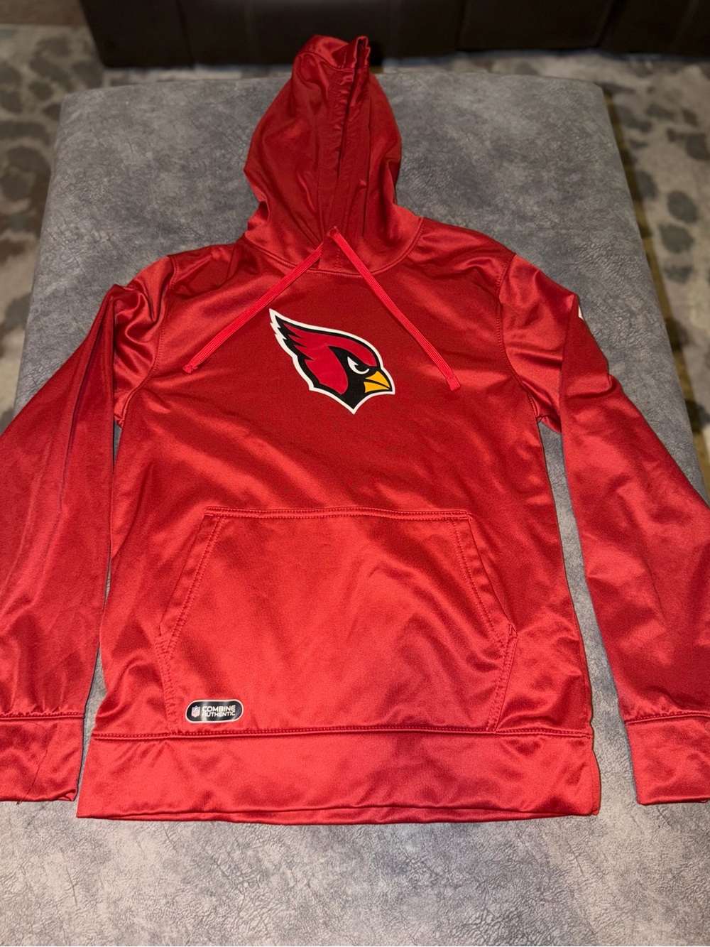 NFL Red Arizona Cardinals Logo Pullover Hoodie Medium